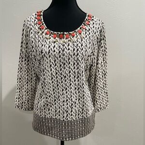 Ruby Road Women's abstract print Shirt Size M.